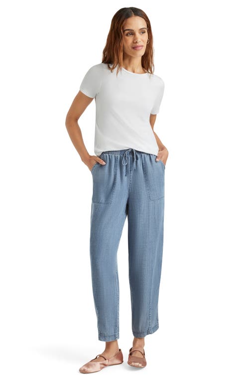 Splendid Ryan Indigo Drawstring Barrel-leg Pants
