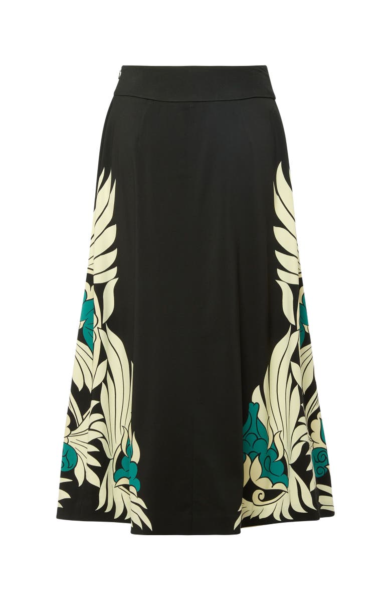 La DoubleJ Santa Monica Skirt Mix Tiles Placée Black, Alternate, color, 