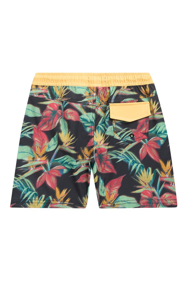 Kids' Bali Swim Trunks, Alternate, color, BLACK