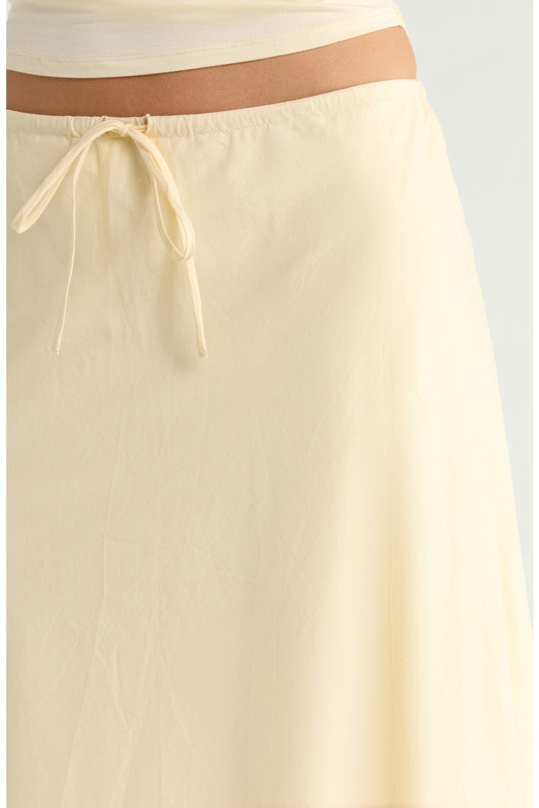 Elena Cotton Maxi Skirt, Alternate, color, BUTTER YELLOW