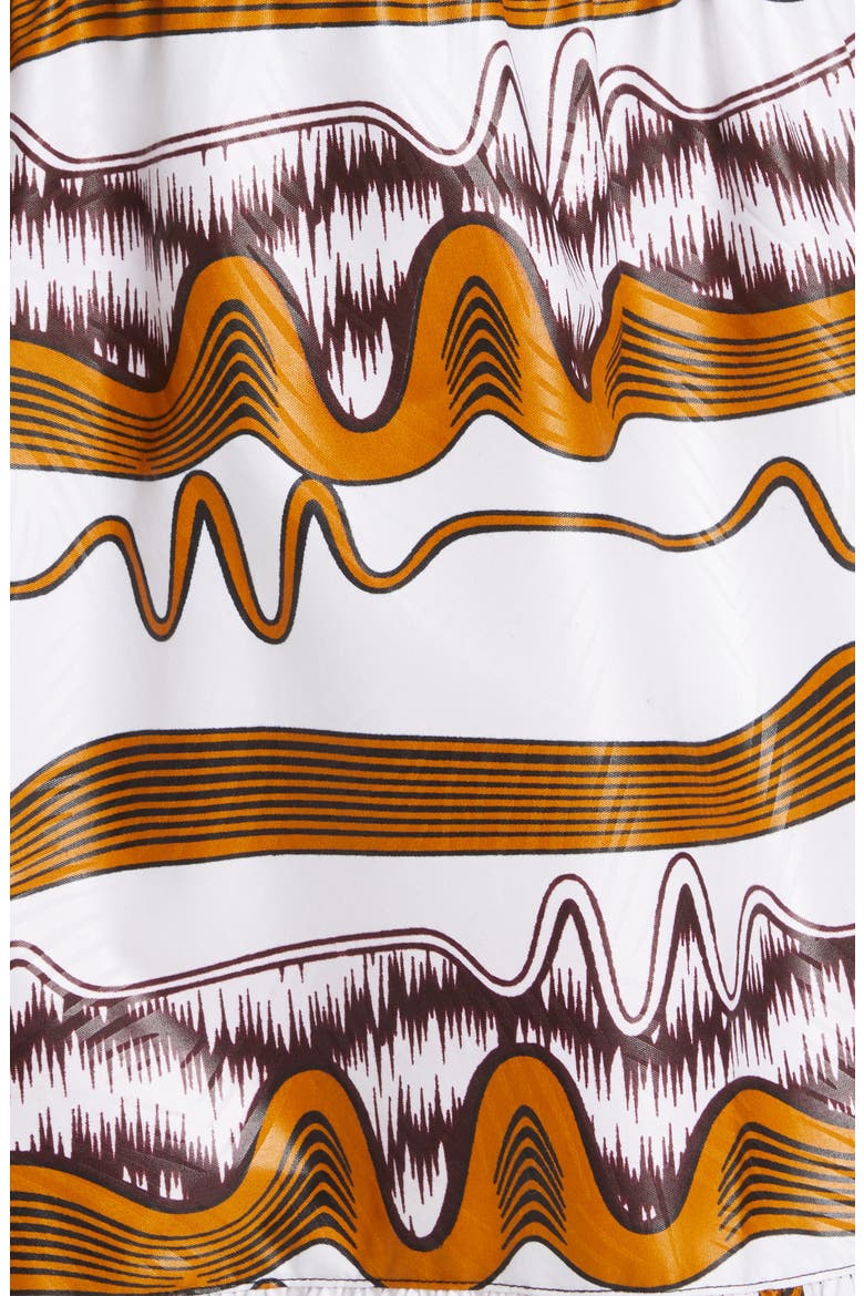 Mix Print Cotton Blend Dress (Limited Edition), Alternate, color, COCOA WHITE