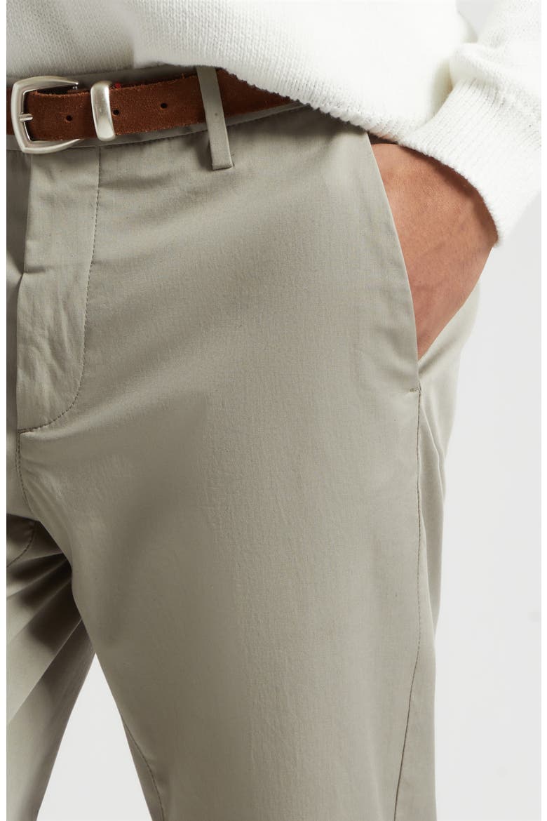 Stretch Cotton Pants, Alternate, color, MILITARY GREEN