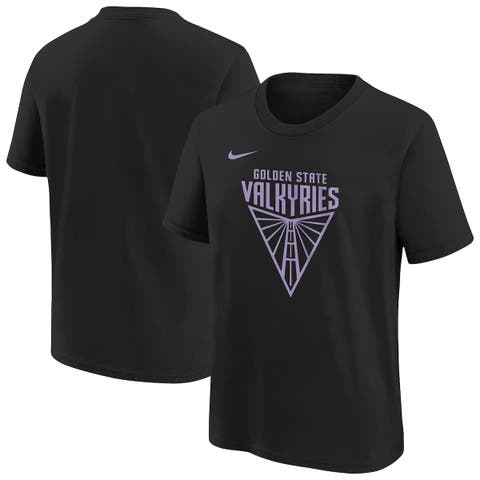 Youth Nike  Eclipse Black Golden State Valkyries Essential Logo T-Shirt