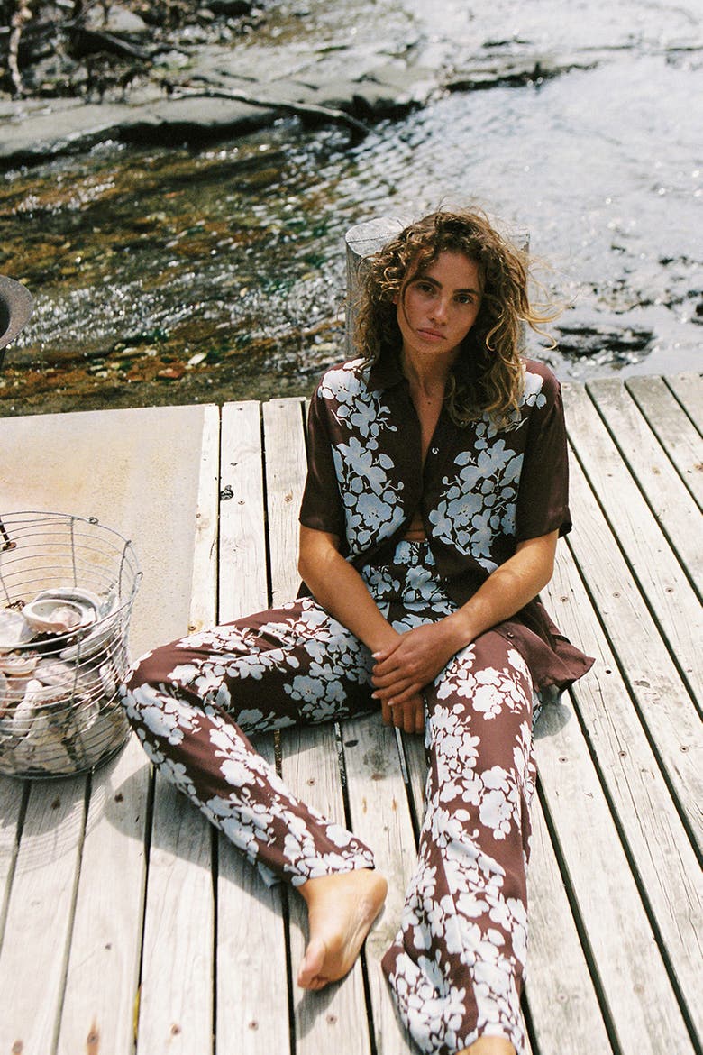 Rory Pants, Alternate, color, Tasman Floral