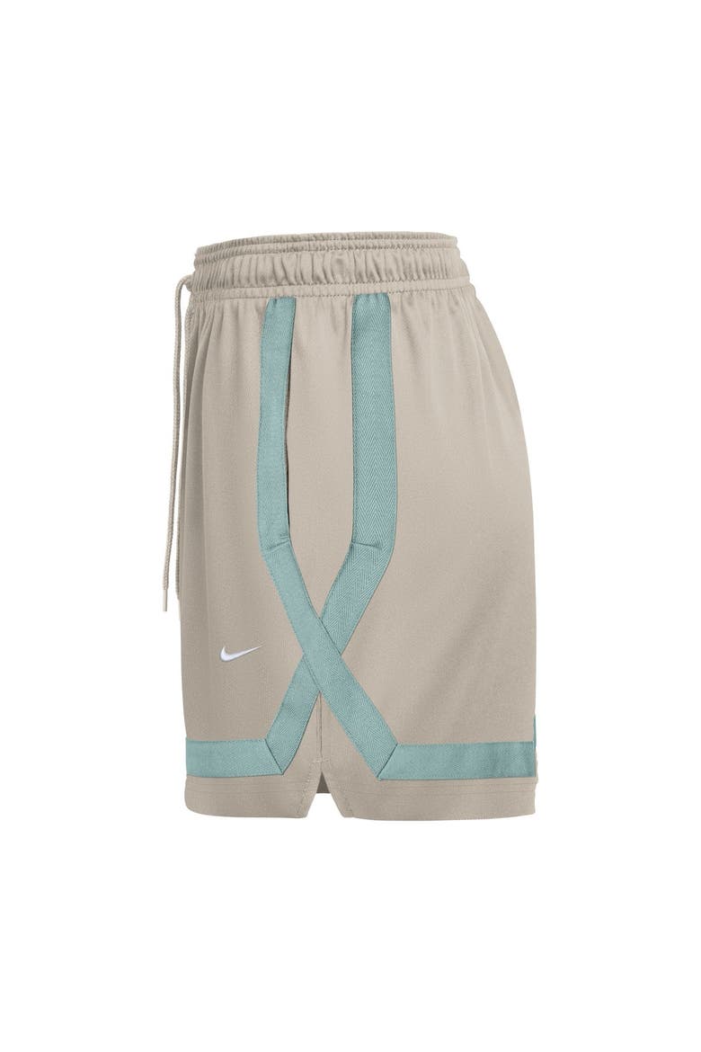 Women's Nike  Cream New York Liberty Studio Fleece Shorts, Alternate, color, Cream