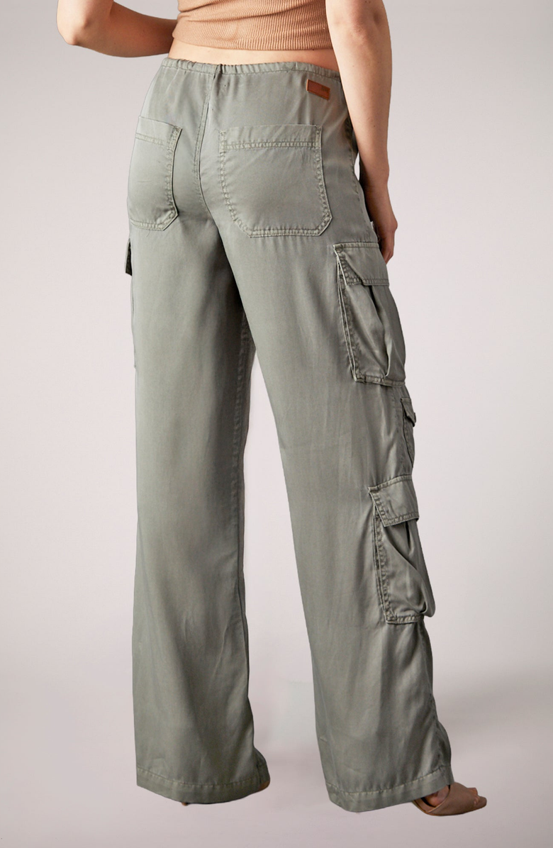 BLUE REVIVAL In Combat Tencel Wide Leg Pants, Alternate, color, 