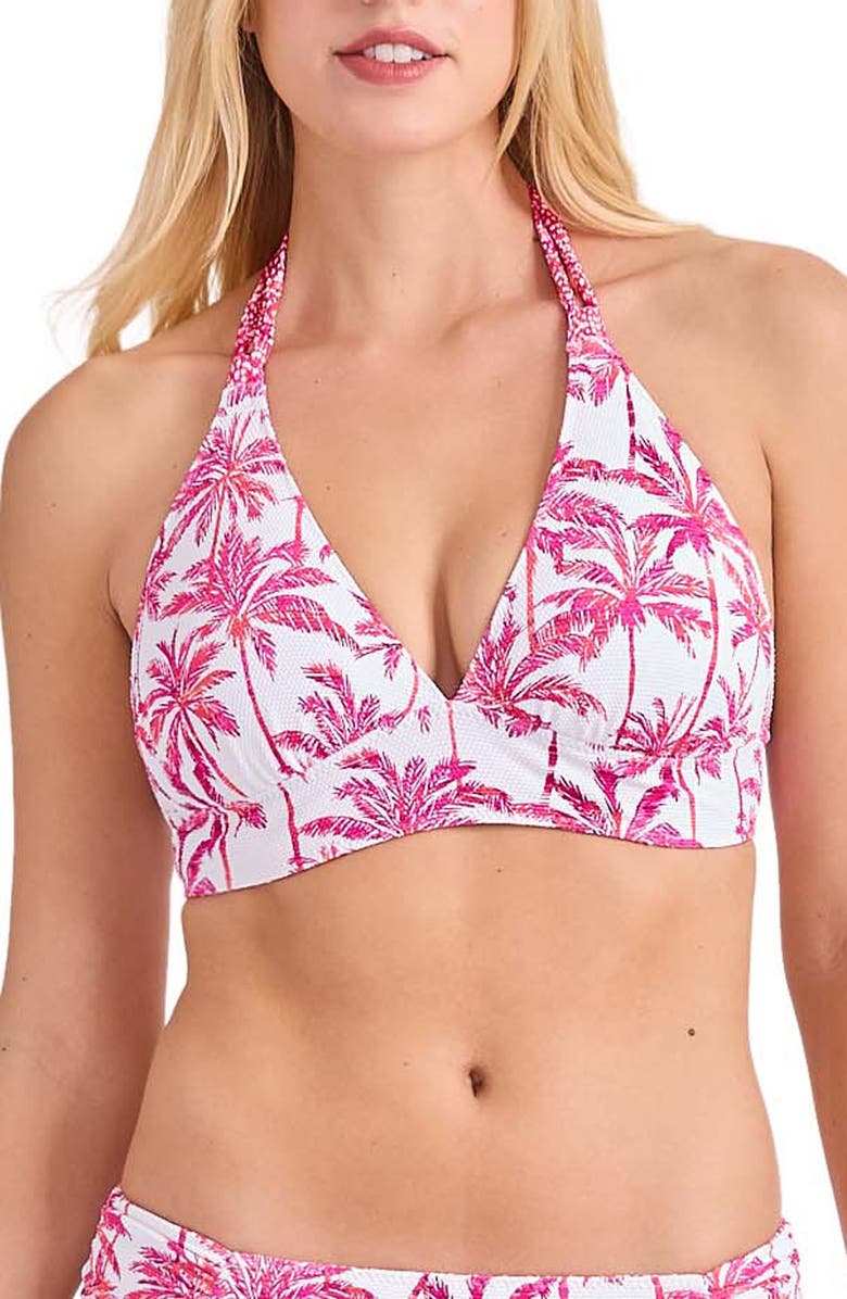Tommy Bahama Island Cays Point Reversible Halter Bikini Top, Alternate, color, 