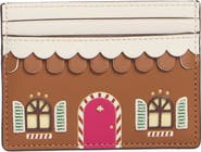 Kate Spade New York gingerbread house slim card case