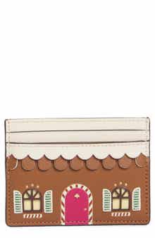 gingerbread house slim card case