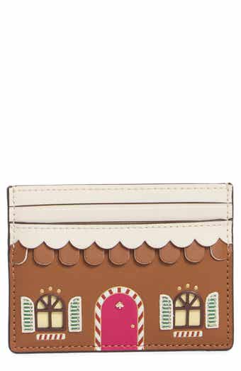 gingerbread house slim card case