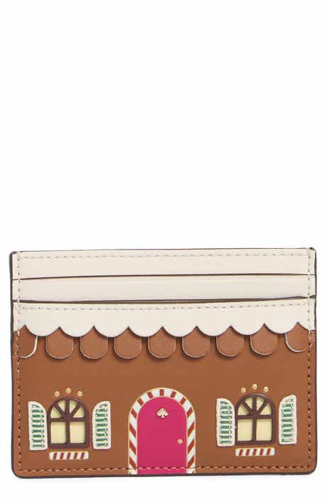 gingerbread house slim card case