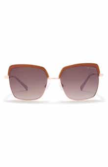 Ted Baker London 55mm Square Sunglasses