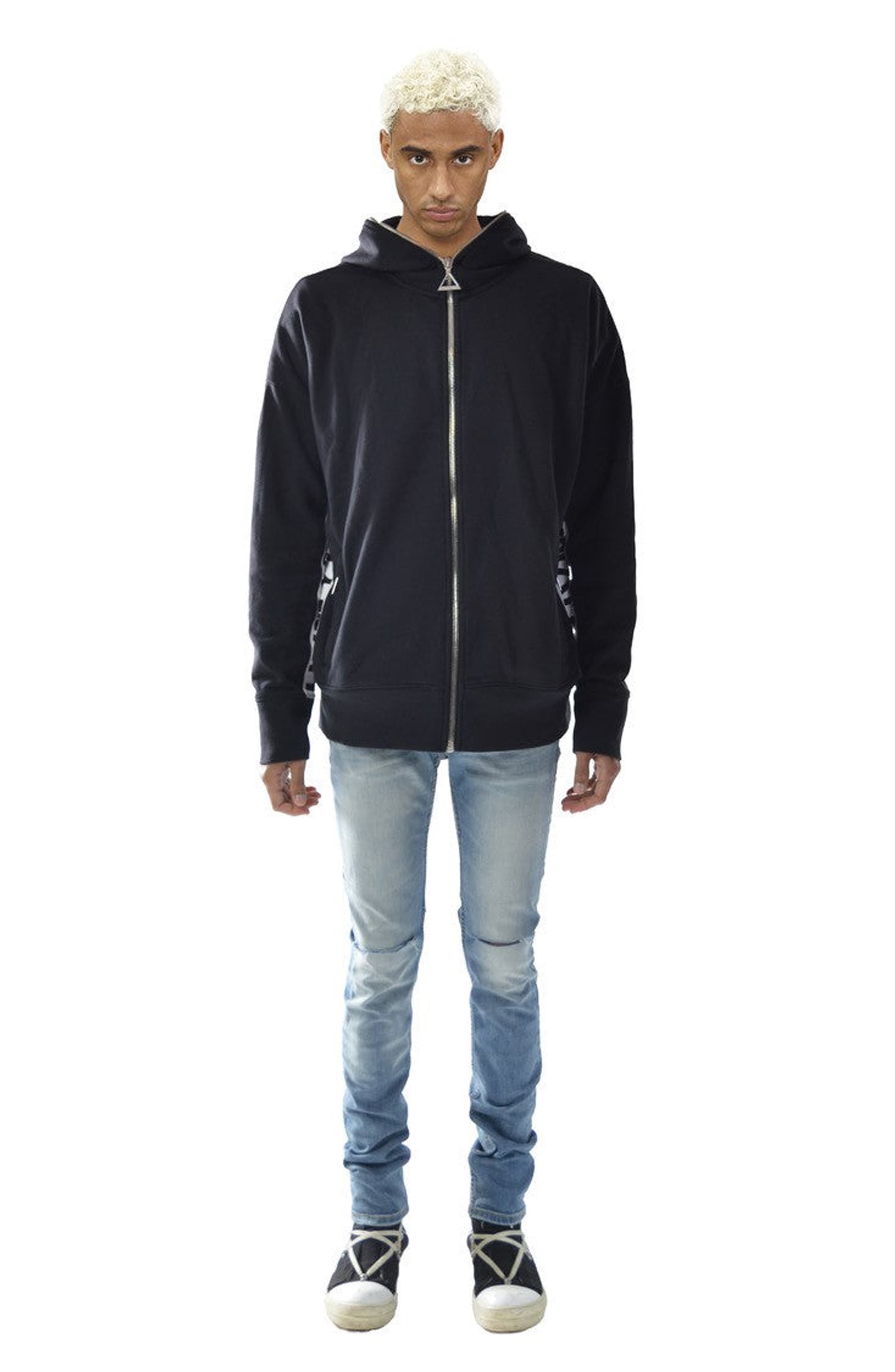 HVMAN Strat Punk Ripped Super Skinny Jeans