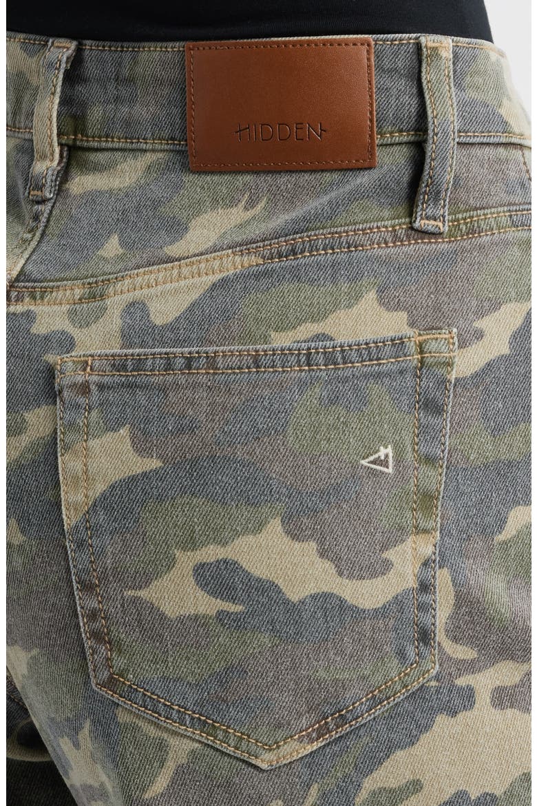 Camo Wide Leg Cargo Pants, Alternate, color, OLIVE