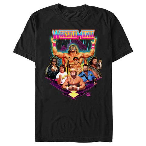 Men's WWE Futuristic WrestleMania Team  Graphic T-Shirt