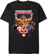 WWE Men's WWE Futuristic WrestleMania Team Graphic T-Shirt