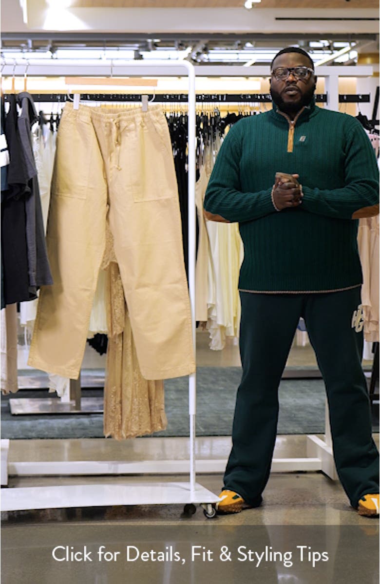 Organic Cotton Canvas Drawstring Chef Pants, sales video thumbnail