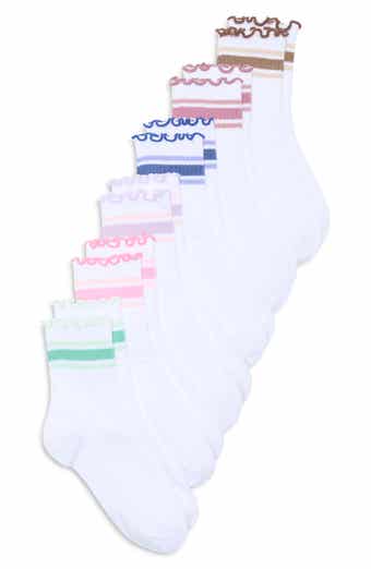 YOGALICIOUS 6-Pack Lettuce Edge Crew Socks