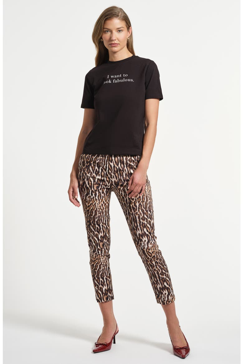 Stretch Cotton Graphic T-Shirt, Alternate, color, FABULOUS TEE