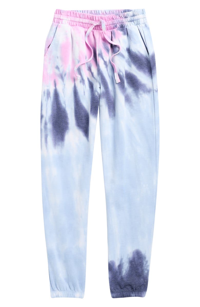 Splendid Kids' Tie Dye Joggers, Main, color, Blooming Tie Dye