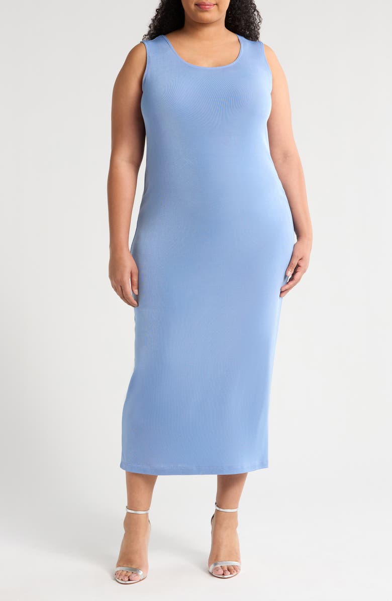 Vikki Vi Sleeveless Stretch Knit Maxi Tank Dress, Main, color,