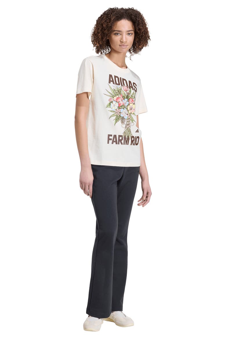 x FARM Rio Graphic T-Shirt, Alternate, color, ECRU TINT/ BROWN/ MULTI
