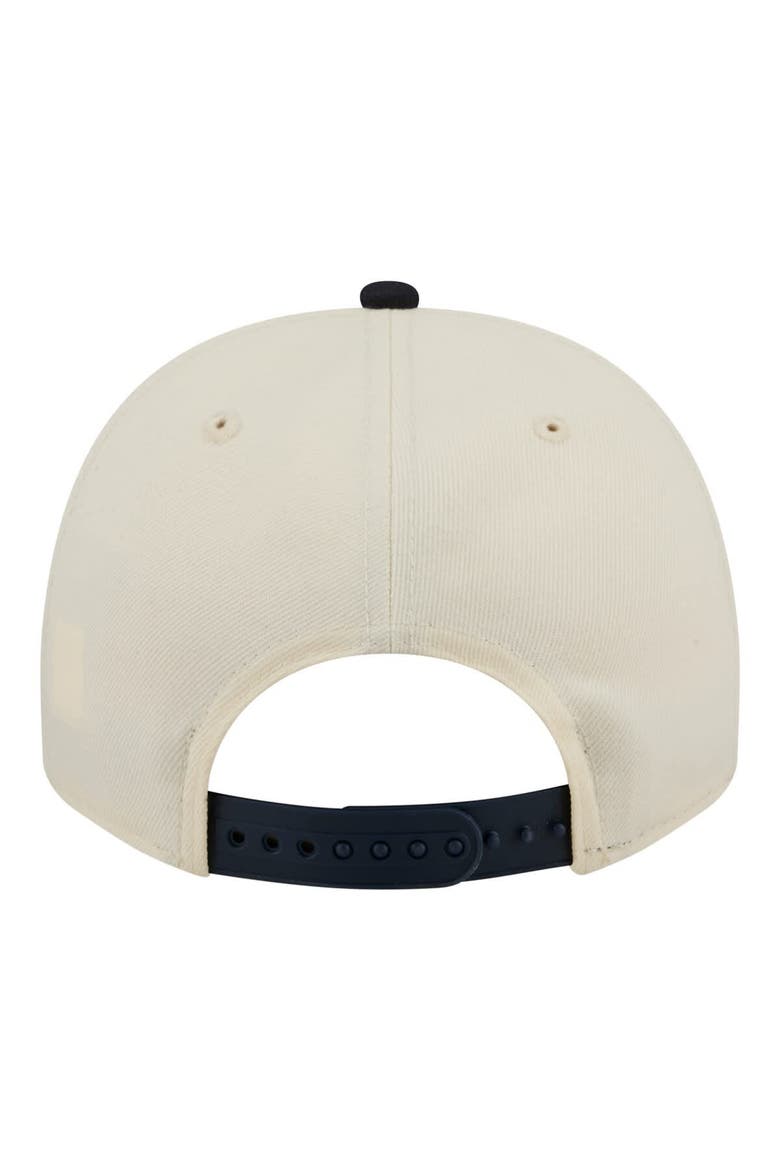 Men's New Era Cream Houston Astros Throwback Tri-Hit A-Frame 9FIFTY Adjustable Hat, Alternate, color, Cream