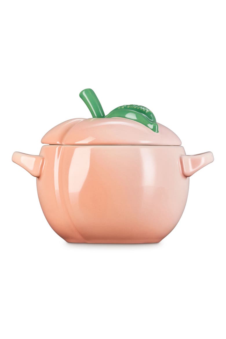 Peach Stoneware Mini Cocotte, Alternate, color, PECHE