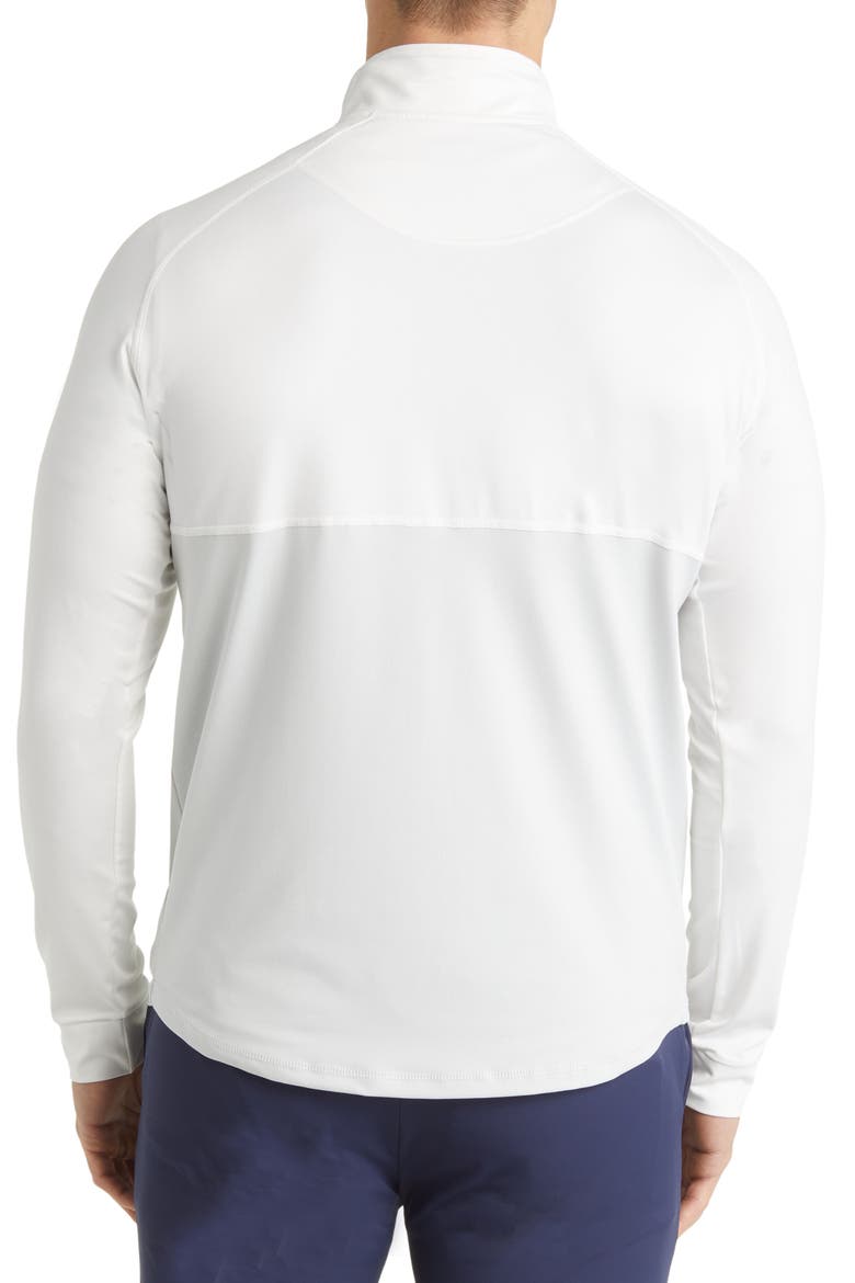 Liam Quarter Zip Pullover, Alternate, color, WHITE-GLACIER