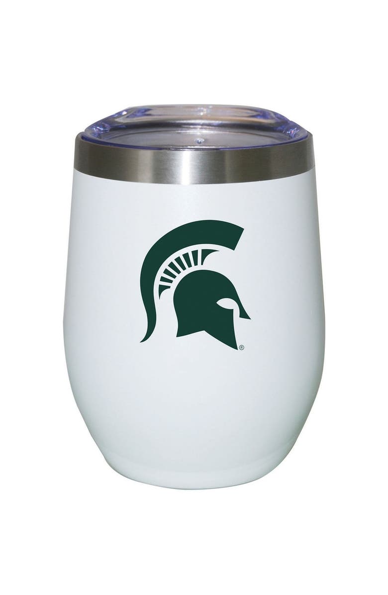 THE MEMORY COMPANY Michigan State Spartans 12oz. Logo Stemless Tumbler, Main, color,