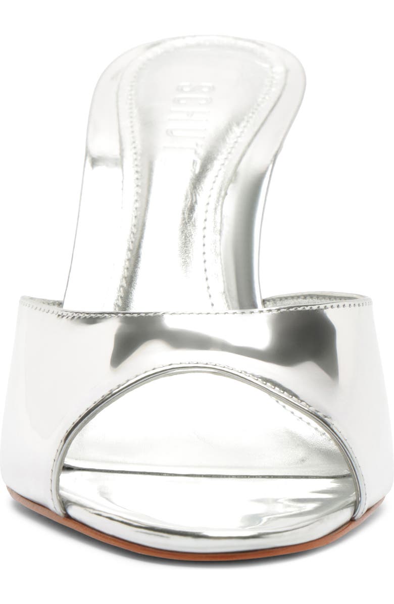 Schutz Cloe Slide Sandal, Alternate, color, Prata