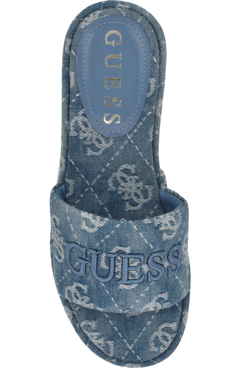 GUESS Bintai 2 Platform Sandal, Alternate, color, Blue
