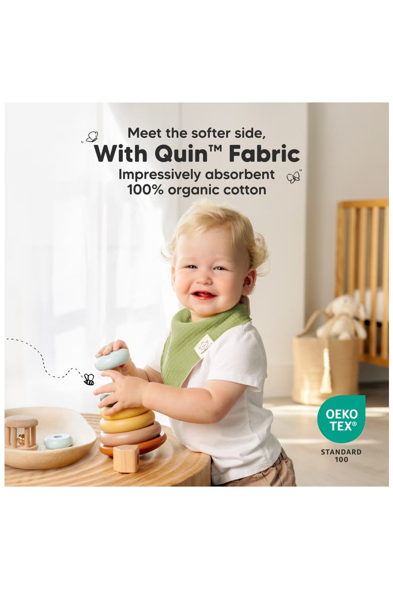 8-Pack Quin Bandana Bibs, Alternate, color, Moor