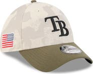New Era Men's New Era Light Beige/Olive Tampa Bay Rays 2025 Armed Forces Day 39THIRTY Flex Hat