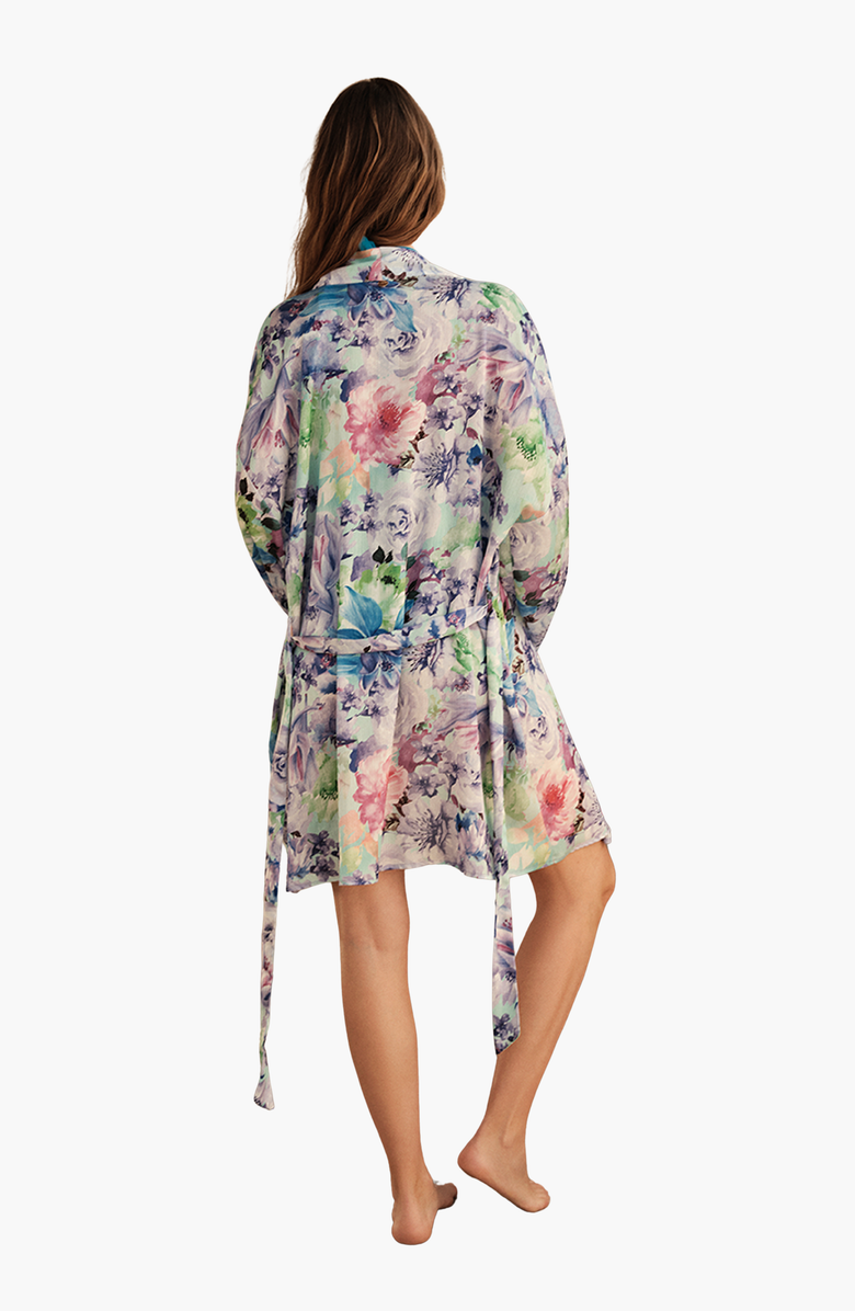 Luna B GAIA Short Kimono, Alternate, color, Floral Purple