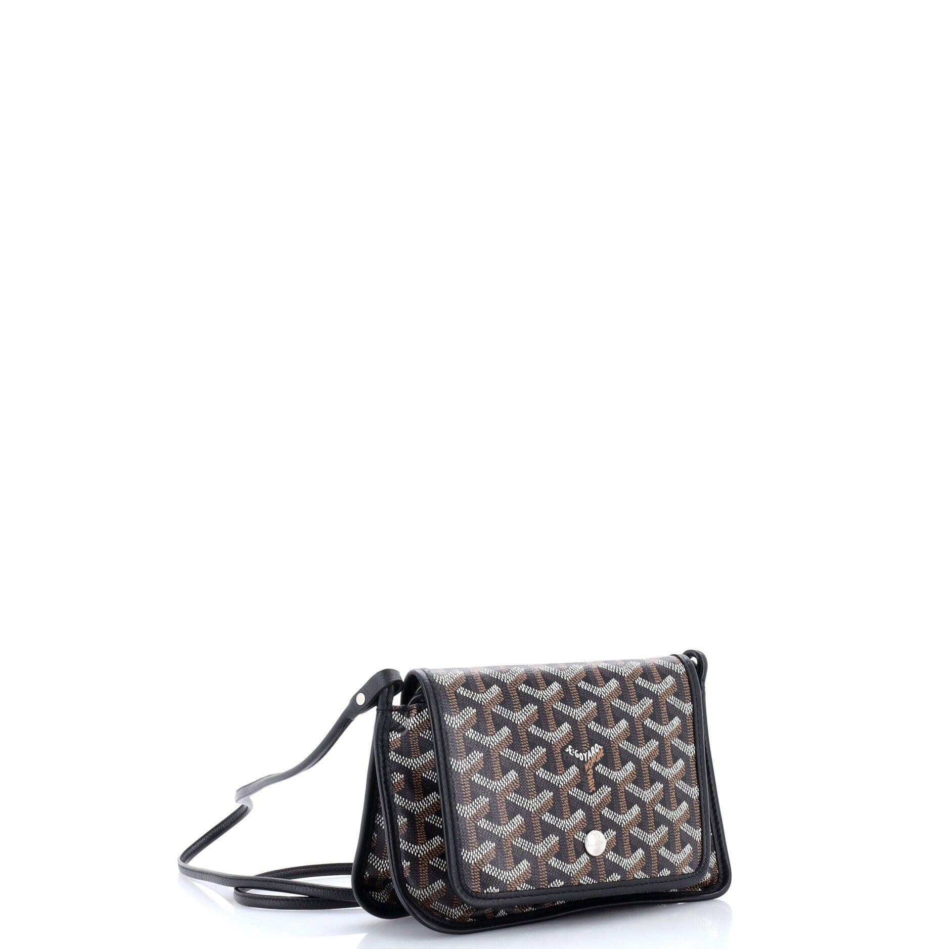 Plumet Clutch Wallet Coated Canvas, Alternate, color, Black