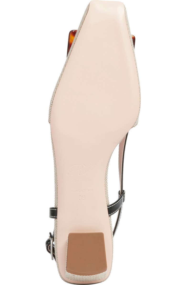 Roger Vivier Belle Vivier Slingback Ballerina Slingback Flat, Alternate, color, Daino/ Nero