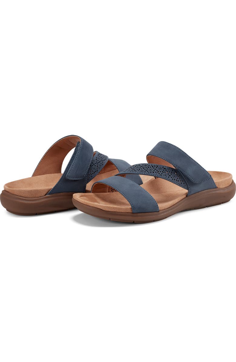 Easy Spirit West Slide Sandal, Alternate, color, Medium Blue