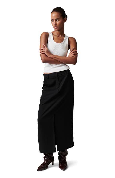 Anno Front Slit Pencil Skirt