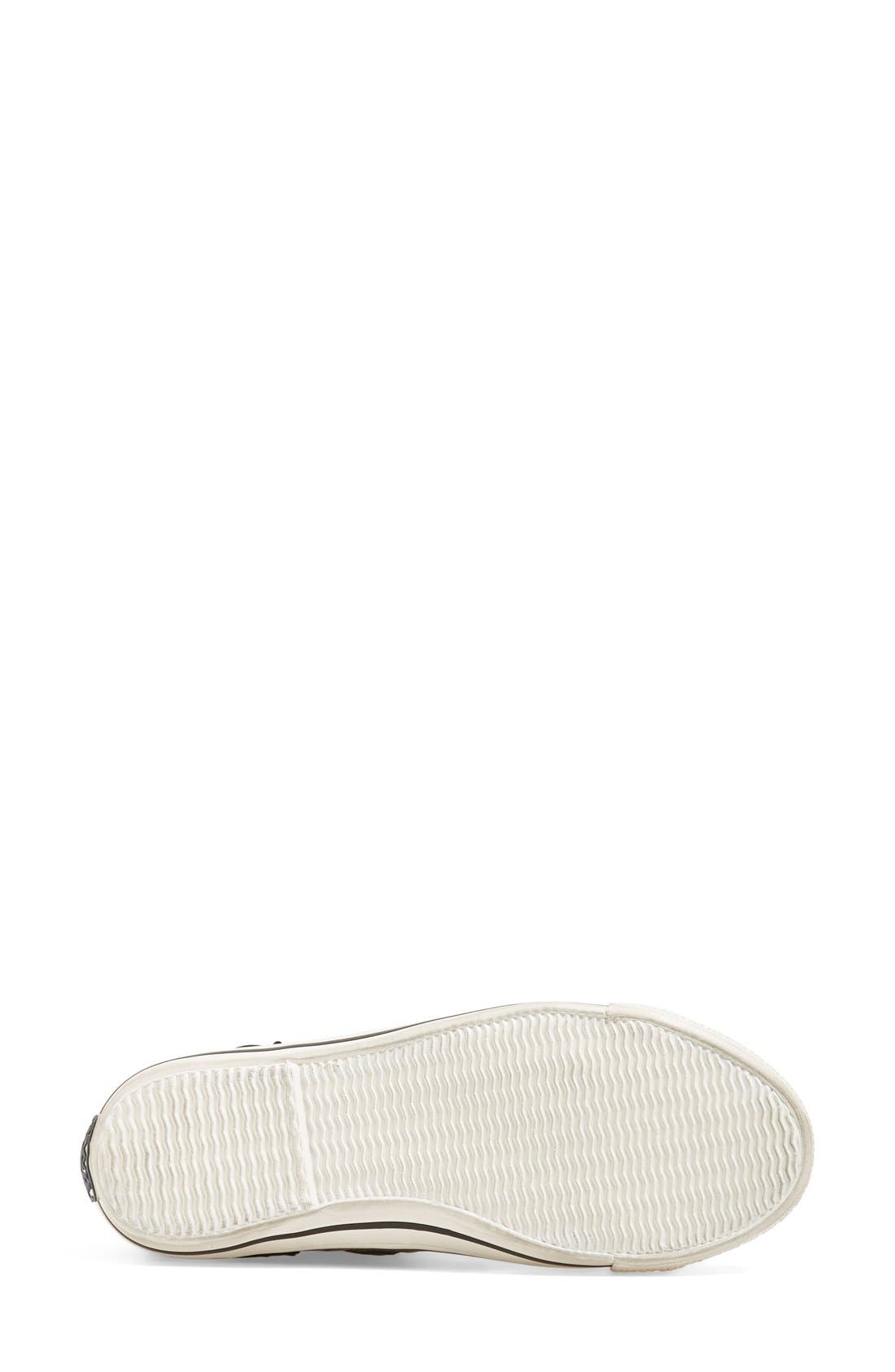 'Virgin' Sneaker, Alternate, color, BLACK LEATHER