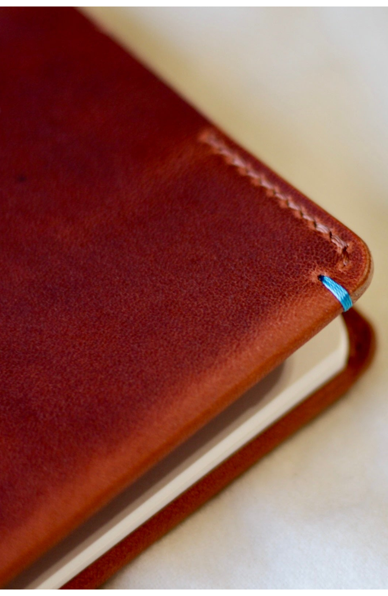 Bluebonnet The Companion Horween Leather Pocket Journal, Alternate, color, English Tan