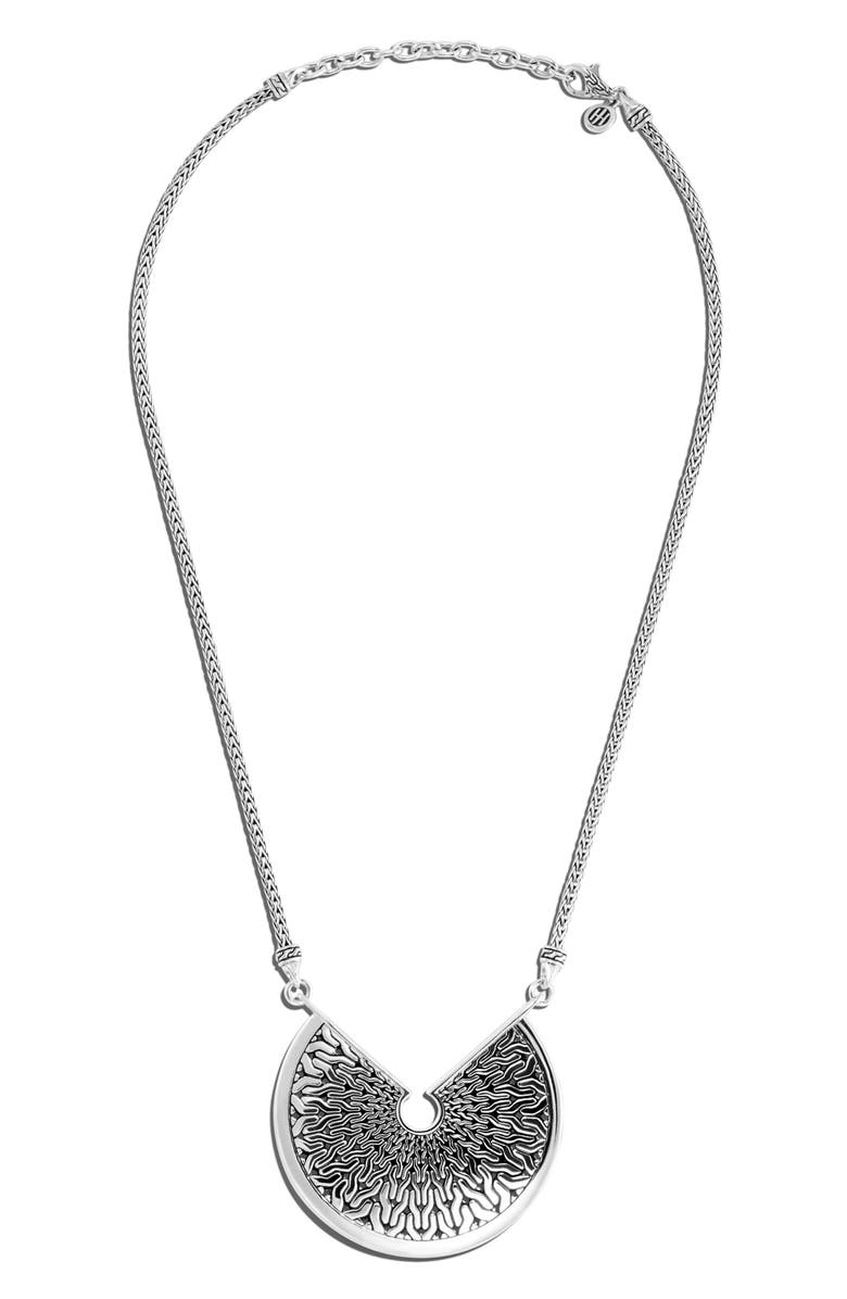 John Hardy Classic Chain Radial Statement Necklace, Main, color, 
