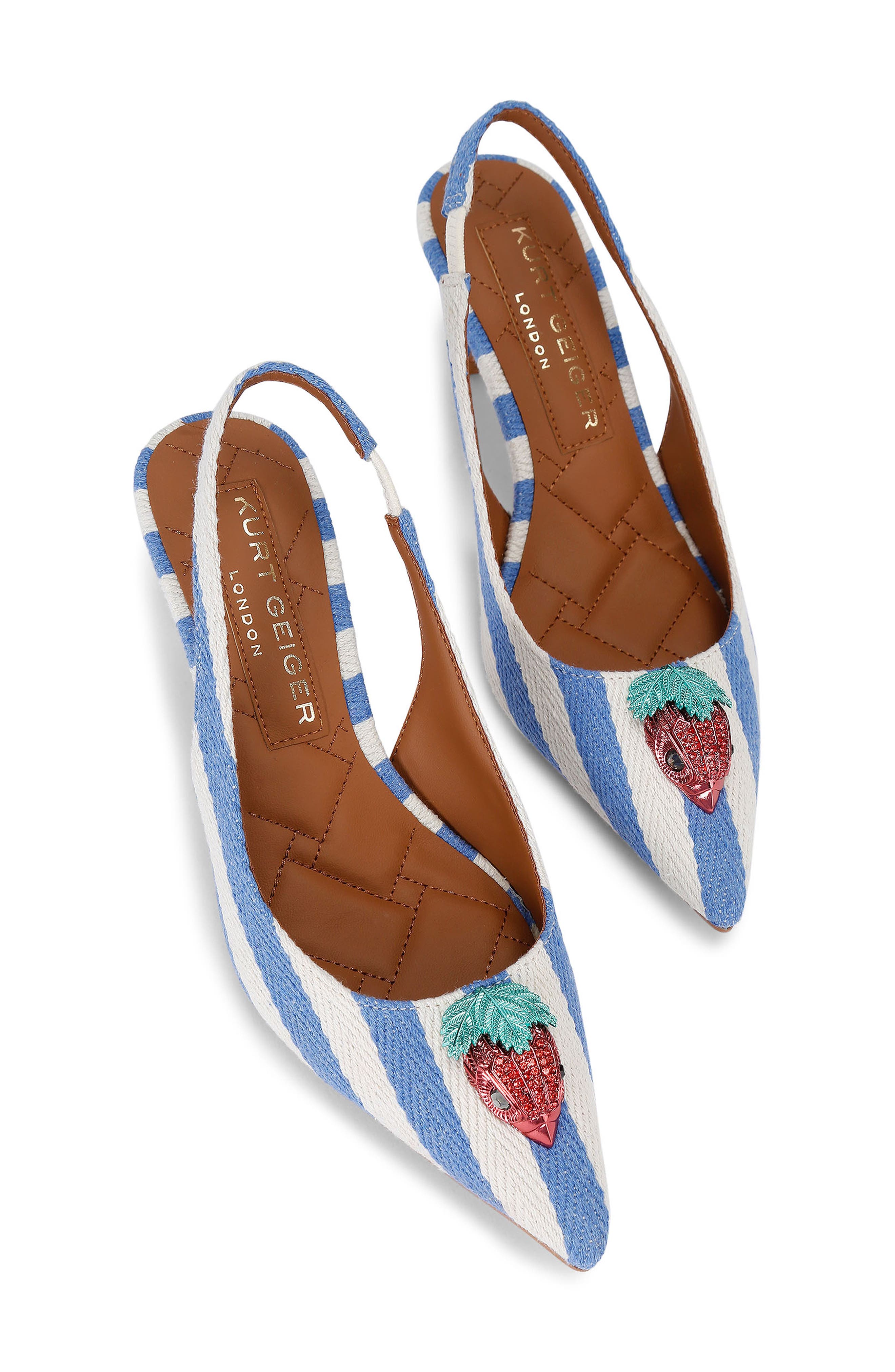 Kurt Geiger London Belgravia Slingback Pointed Toe Pump, Alternate, color, 