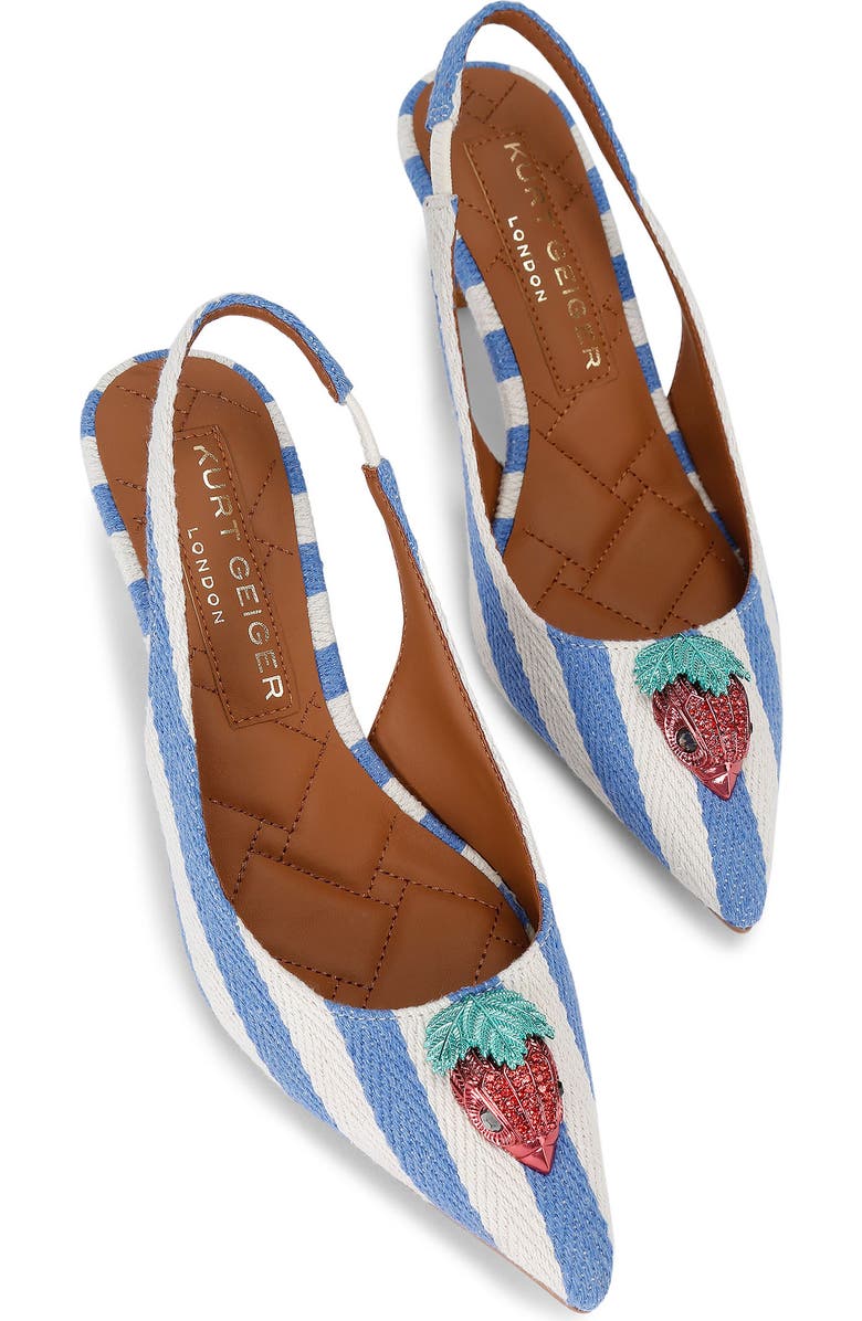 Kurt Geiger London Belgravia Slingback Pointed Toe Pump, Alternate, color,