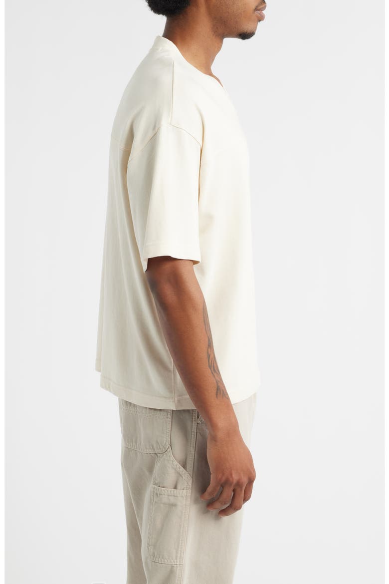 Seamed Heavyweight T-Shirt, Alternate, color, IVORY CREAM