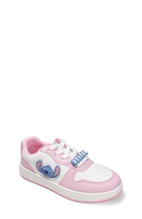 Kids' Stitch Faux Leather Court Sneaker