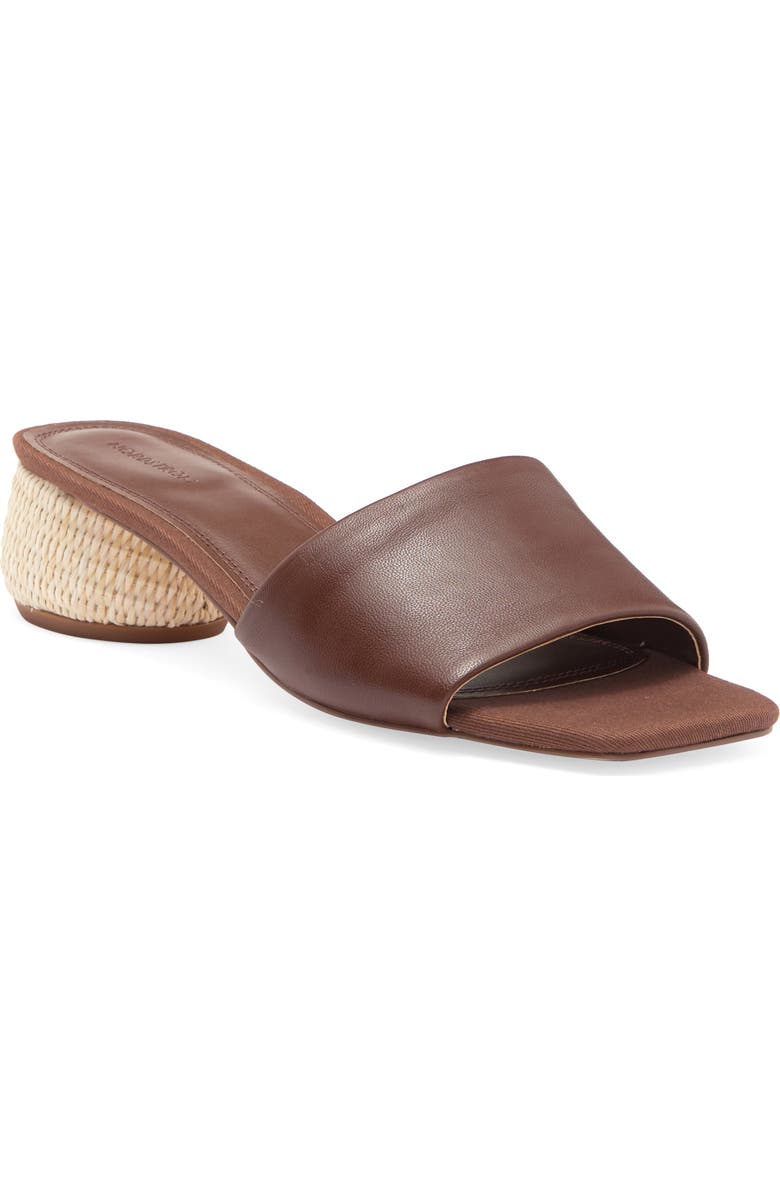 Nordstrom Winona Slide Sandal, Main, color, Brown Dark Mage