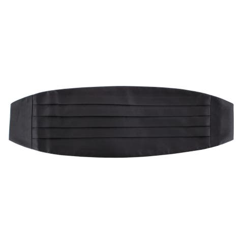 Big & Tall Sutton Solid Color Silk Cummerbund
