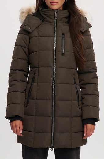 Noize Hannah Faux Fur Trim Hooded Parka