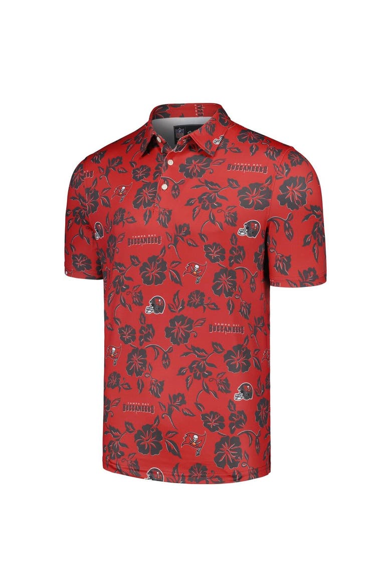 Men's Reyn Spooner Red Tampa Bay Buccaneers Pua Performance Polo, Alternate, color, Red